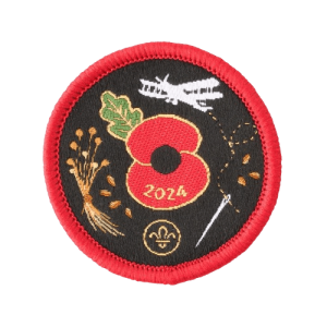 Poppy & Scouts Uniform Badge 2024