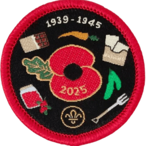 Poppy & Scouts Uniform Badge 2025